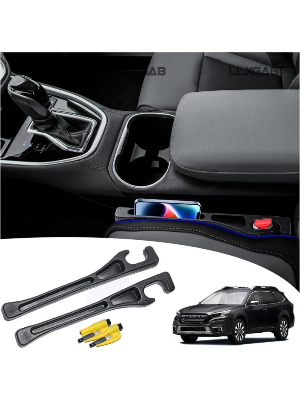 Universal Car Seat Gap Filler for Subaru Outback - Prevents Items from Falling